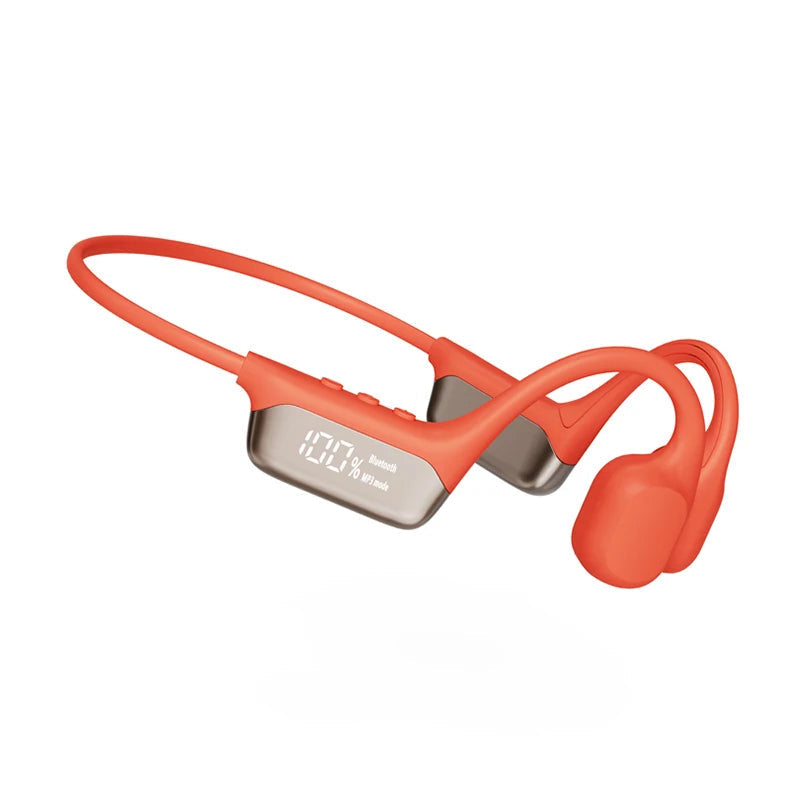 Luujohdekuulokkeet | Bluetooth, MP3-tila ja LED-näyttö | Niskapanta | RunClear