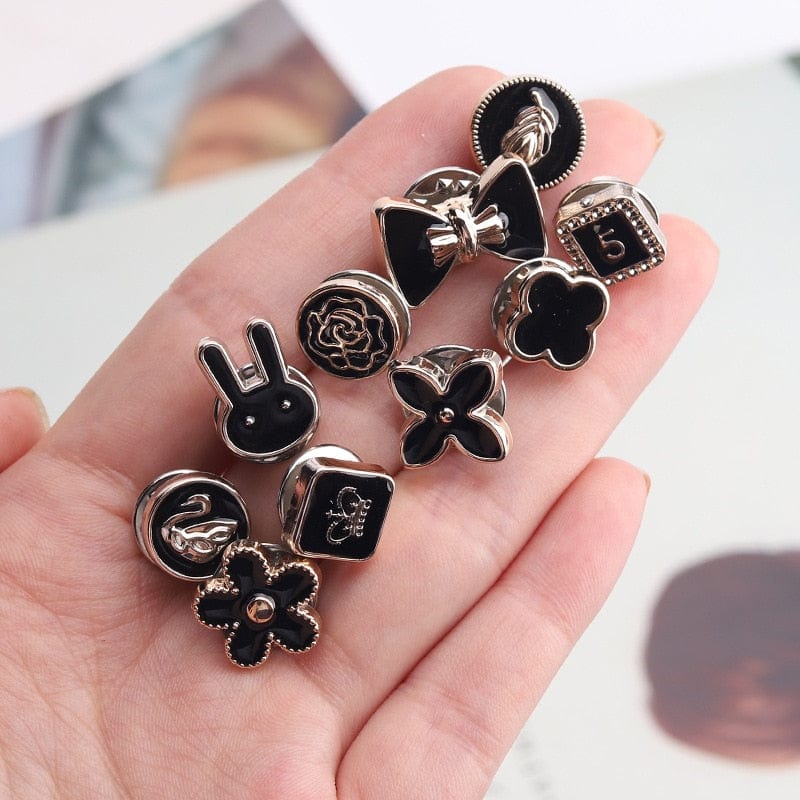 Knöpfe Metall mit Kristall | Druckknöpfe Rosegold | DIY Nähen | GlintStud
