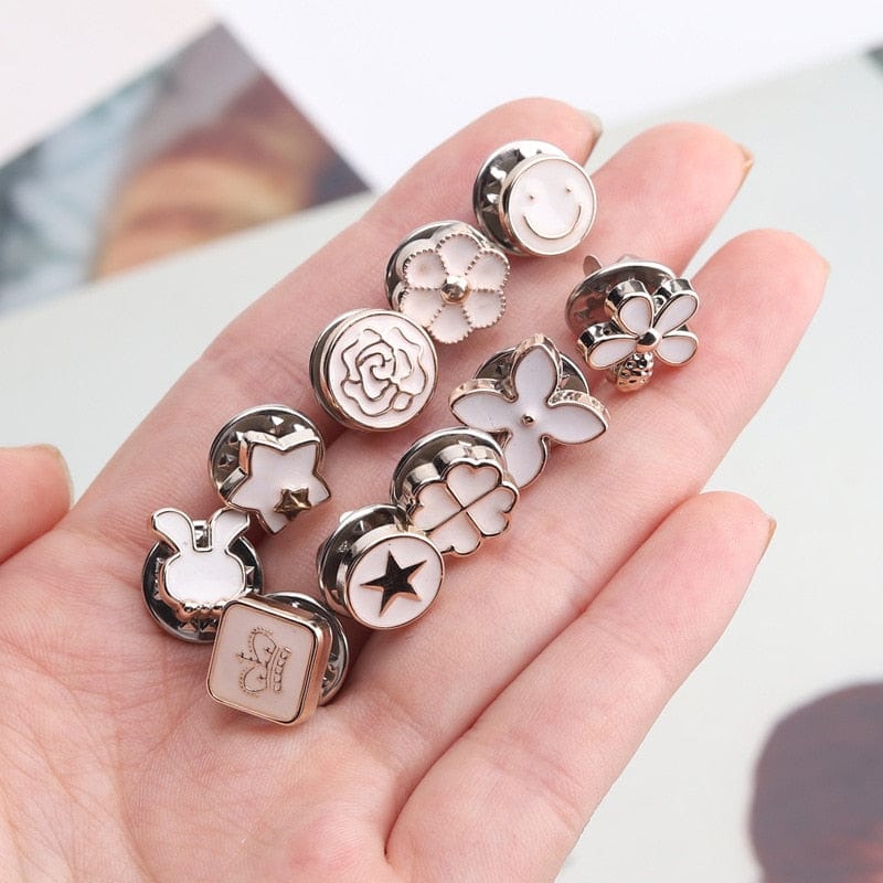 Knöpfe Metall mit Kristall | Druckknöpfe Rosegold | DIY Nähen | GlintStud
