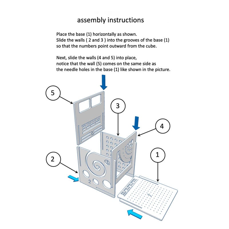 Knotenfreies Bastelvergnügen | Ordnung für Nadeln Schere Zubehör | Gleichmäßiger Fadenlauf ohne Verheddern | KnitNest