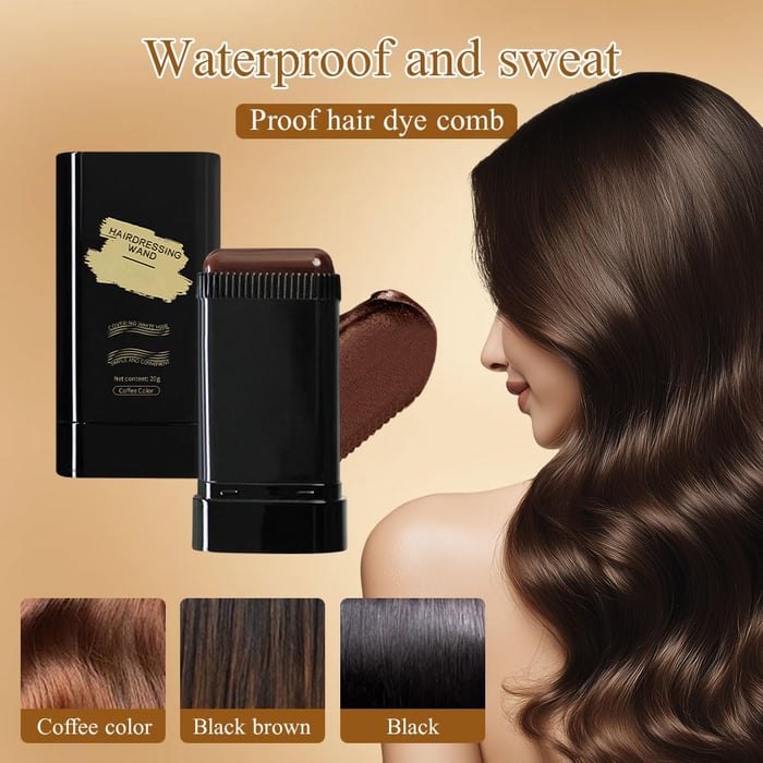 Kopfhautmassage-Haarfarbstift Twist-up wischfest mit Grauabdeckung 1