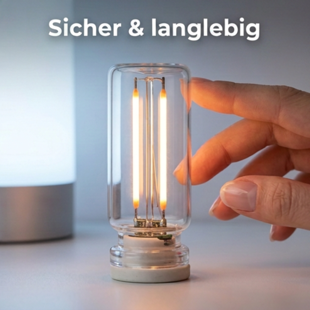 LED-Lichterkette USB dimmbar Retro-Design Keramik mit Touch-Dimmung 2