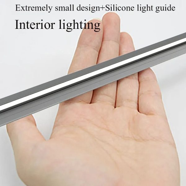 LED Lichtleiste ultradünn schneidbar Aluminium mit 45-Grad-Abstrahlwinkel 5
