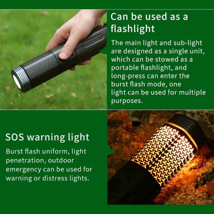 LED-Stativleuchte Camping dimmbar wiederaufladbar mit wasserfestem Gehäuse