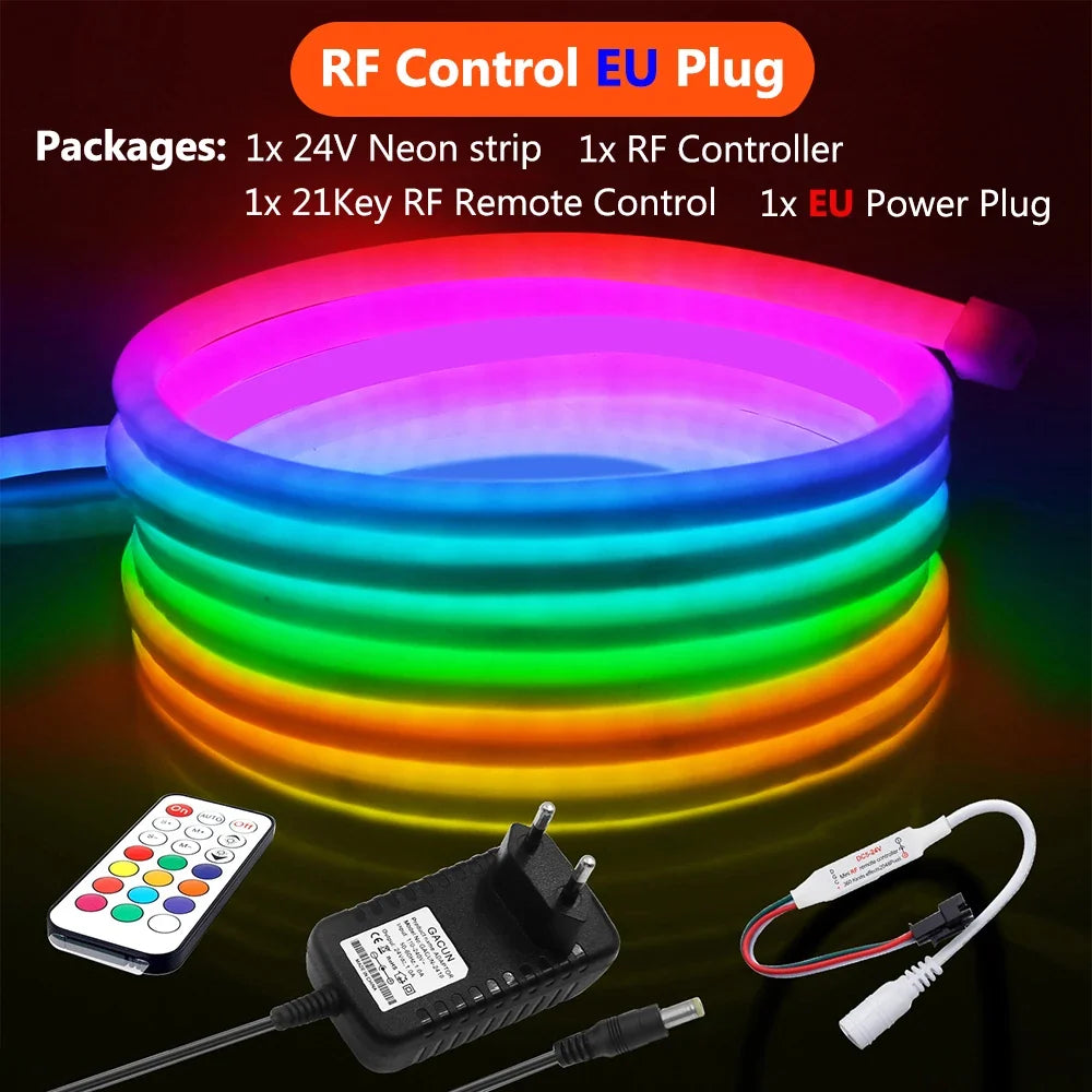 LED-Streifen 360° Dreamcolor wasserdicht IP67 mit WLAN-Steuerung 12