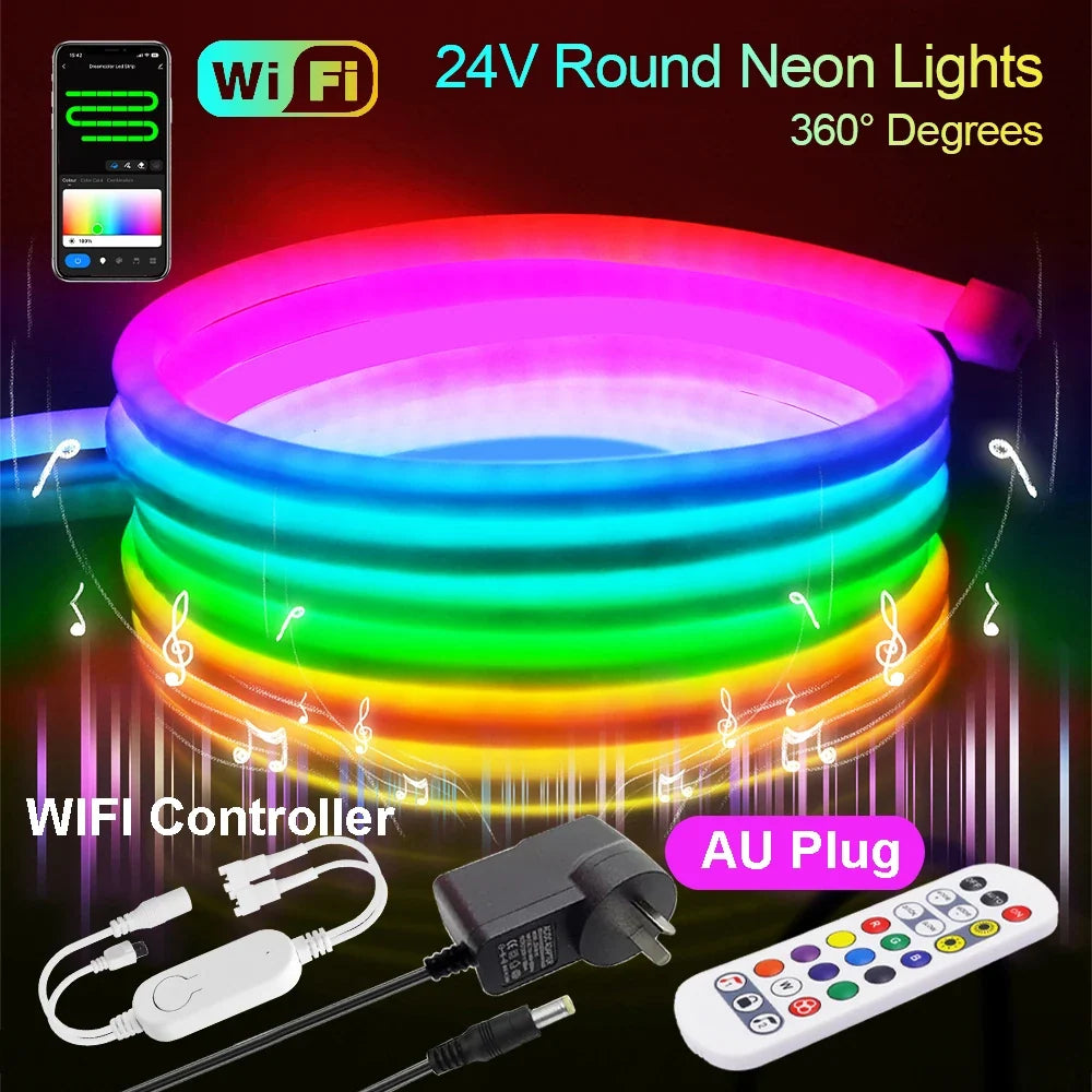 LED-Streifen 360° Dreamcolor wasserdicht IP67 mit WLAN-Steuerung 7