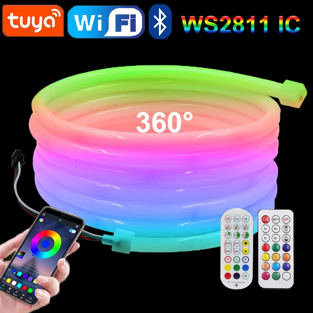 LED-Streifen 360° Dreamcolor wasserdicht IP67 mit WLAN-Steuerung 1