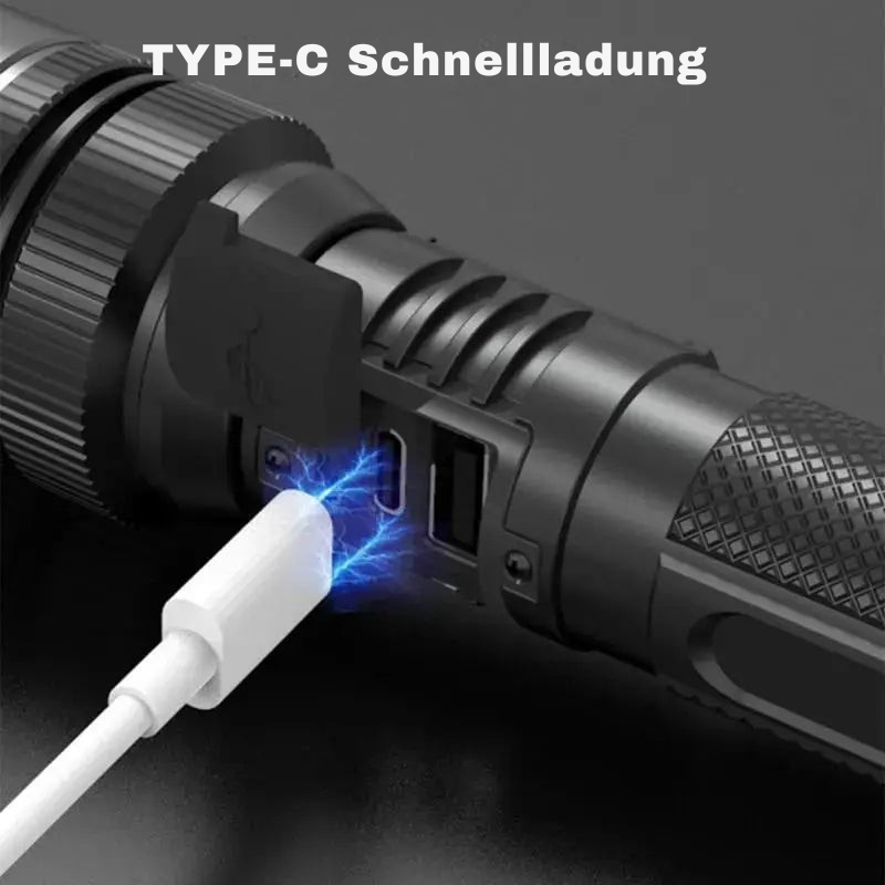 LED Taschenlampe | Ultrahell & Wasserdicht | Zoom-Funktion | UltraBright
