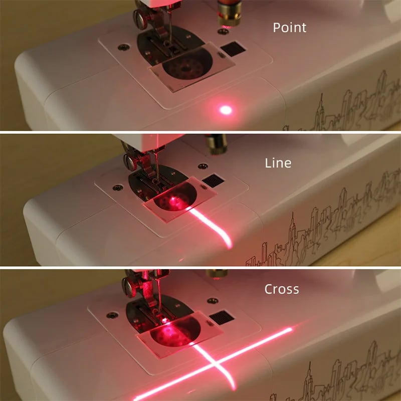 Laser-Nähhilfe | Präzise Ausrichtung | Magnetfuß | StitchRay