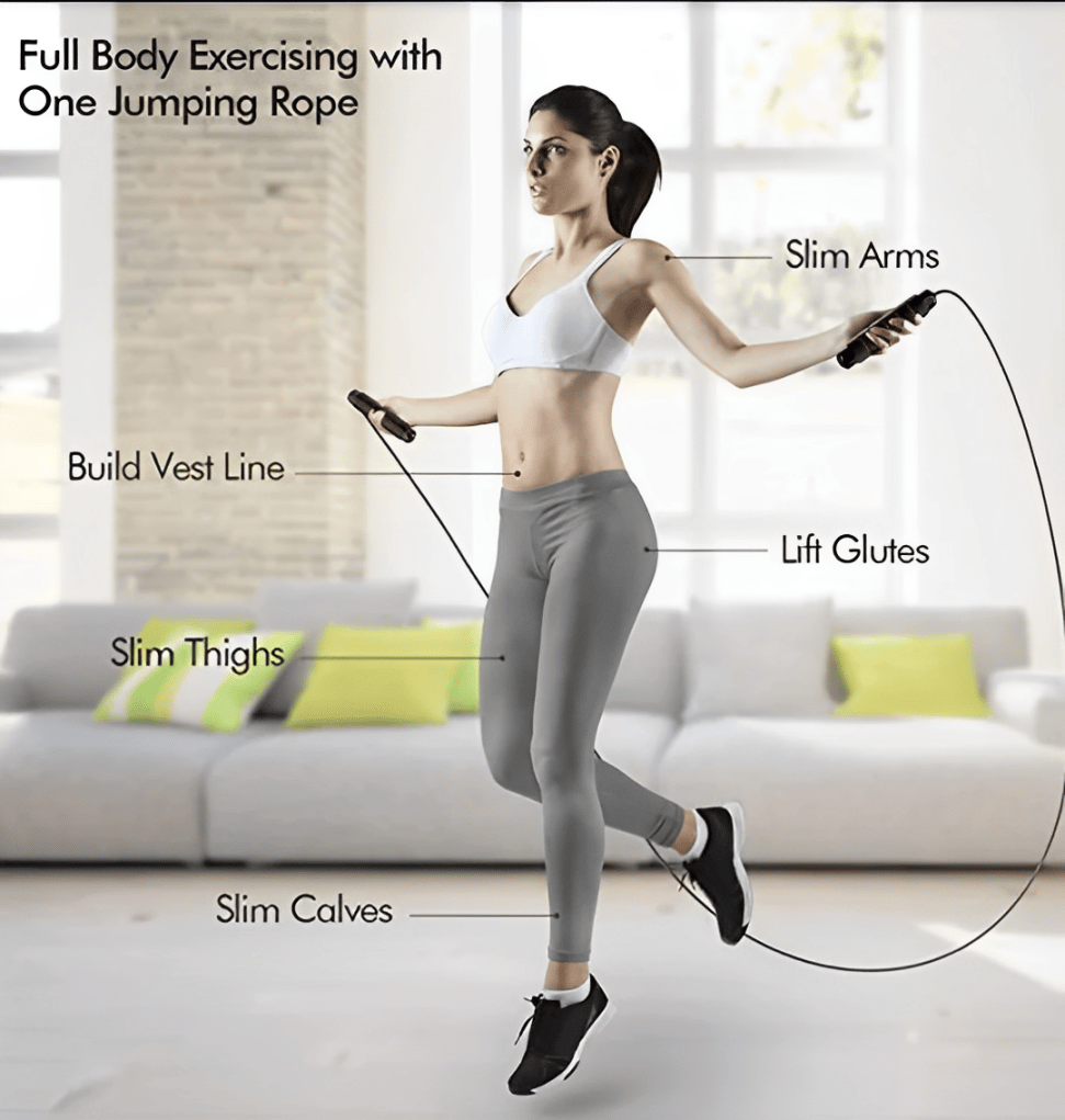 LeapSculpt™ – Fettverbrennung überall ankurbeln mit sanften, gewichteten Sprüngen