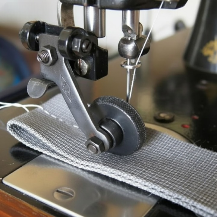 Leder-Rollenfuß für Nähmaschine | Sauberer Transport | Rotierendes Rad | CraftWheel
