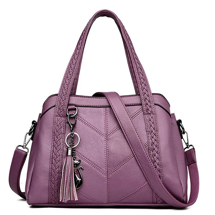 Lederhandtasche-Damen-Handtasche-Geraumi