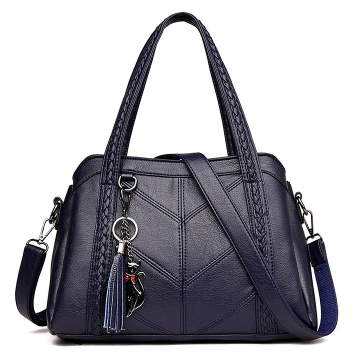 Lederhandtasche | Damen Handtasche | Geräumig und organisiert | Freja