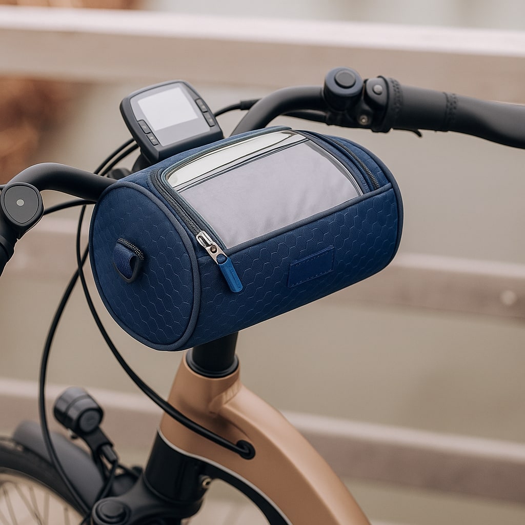 Taška na řídítka jízdního kola | Dotykové okénko | Vodoodpudivá a odnímatelná | RideCarry