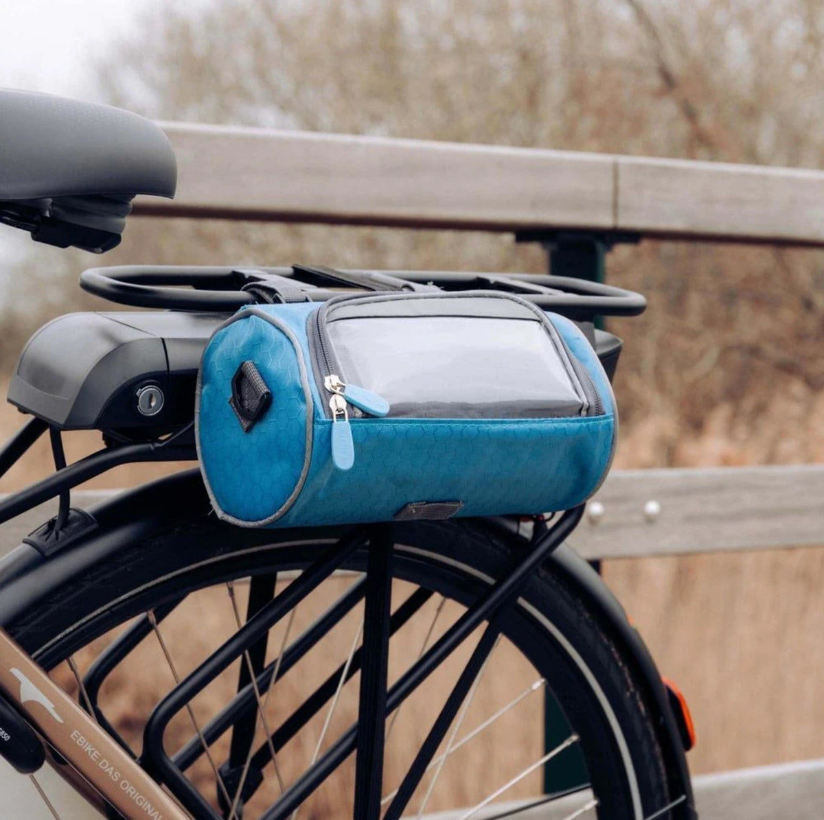 Taška na řídítka jízdního kola | Dotykové okénko | Vodoodpudivá a odnímatelná | RideCarry
