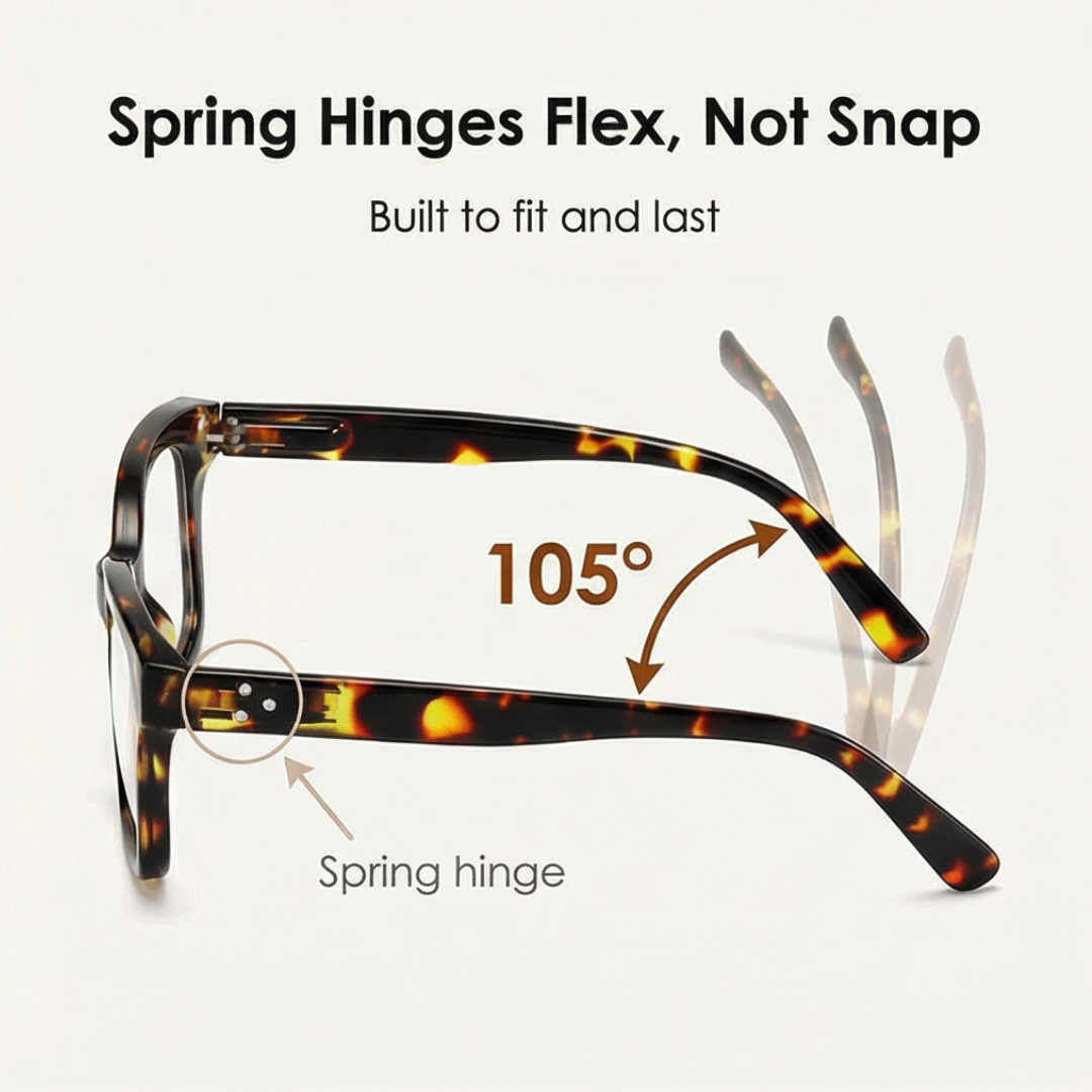 Lesebrille | Klare Gläser | Ubergroße Brille| ScreenEase