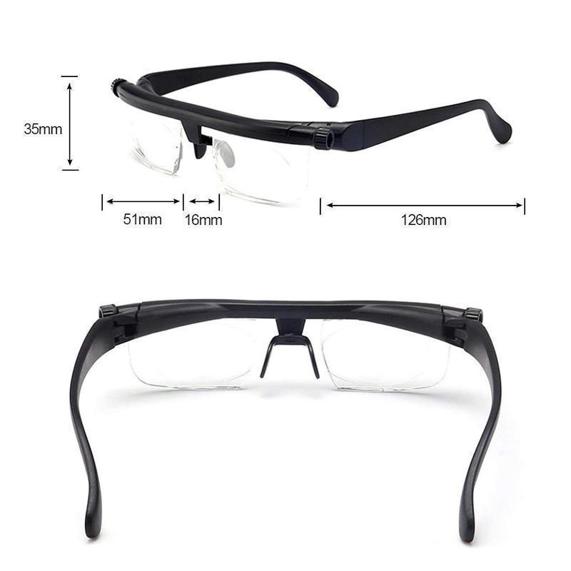 Lesebrille | Stufenlose Fokussierung | Klare Sicht | ZoomVista