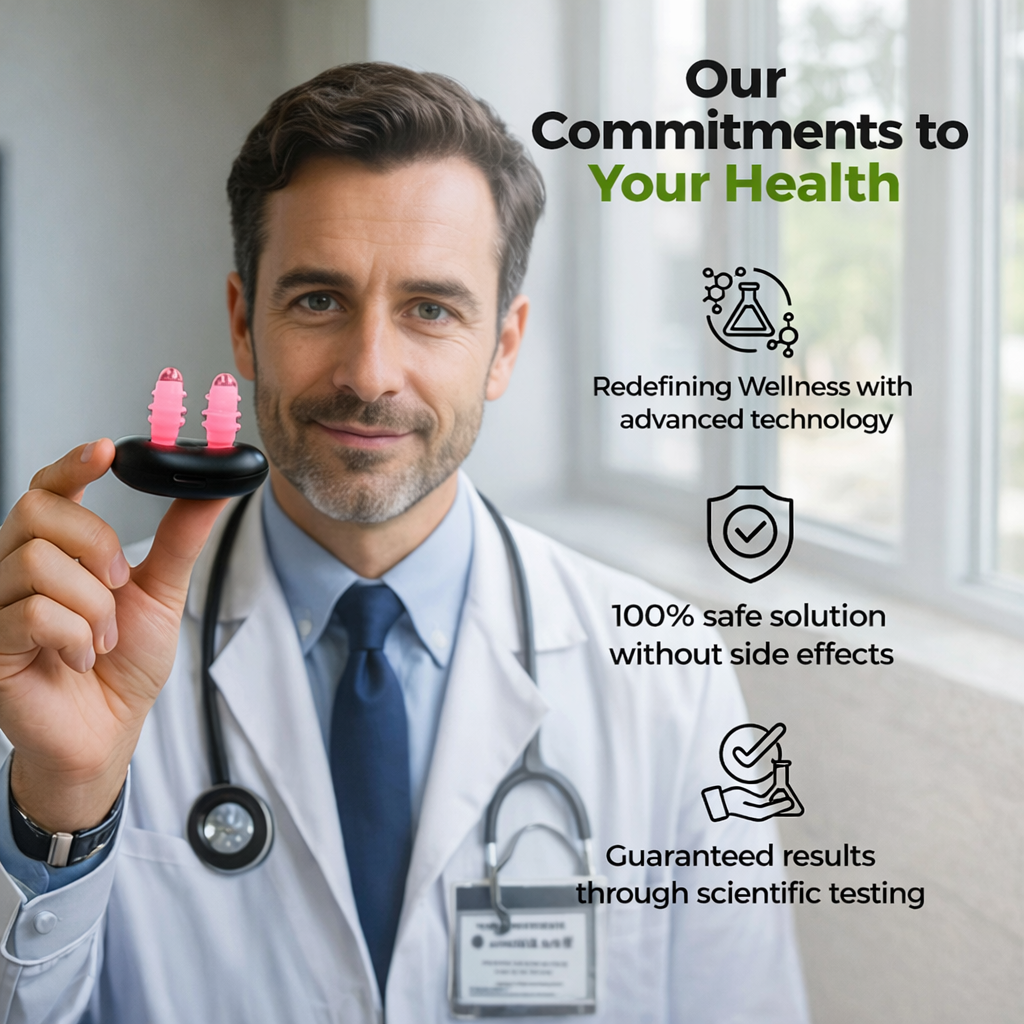 Lichttherapie | Nasenlichtgerät | Kabellos mit Autoabschaltung | Nasoria