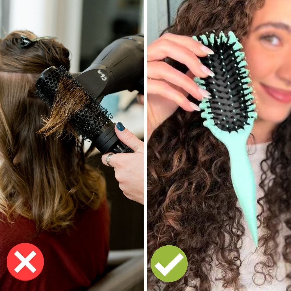 Lockenbürste | Locken definieren ohne Frizz | Sanft entwirren für Sprungkraft | BounceCurls