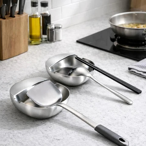 Löffel- und Schöpfkellenhalter | Selbststehend | Utensilienablage | SpoonDock