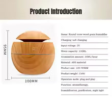 Luftbefeuchter USB-betrieben flüsterleise mit Aromaöl-Funktion 6
