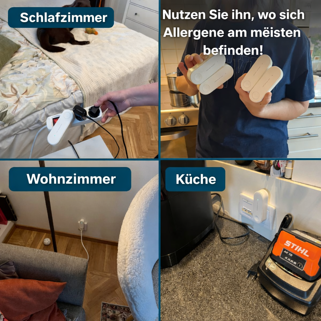 Luftionisierer für Innenräume | Geruchsneutralisierend & Leise | AirEase Ion