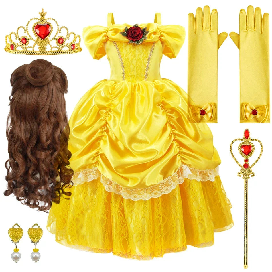 Vestito da principessa Luna per bambini | Elegante outfit cosplay | Set completo | RoyalPlay