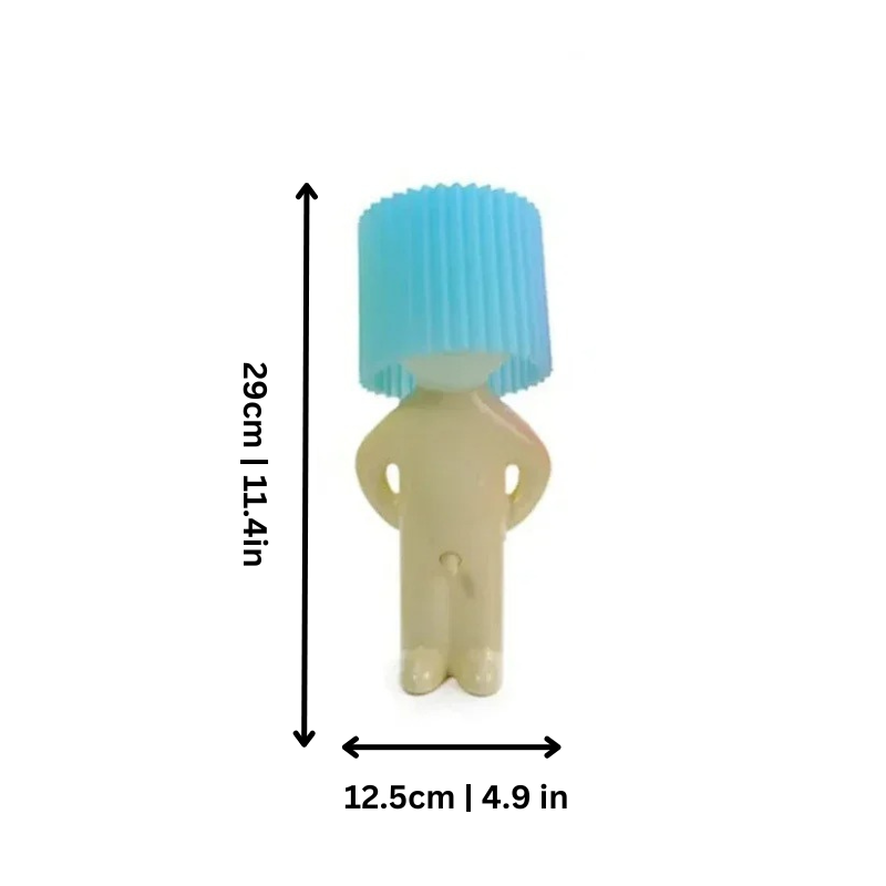 Lustige Schreibtischlampe | Figuren-Design | ABS-Material | QuirkLite