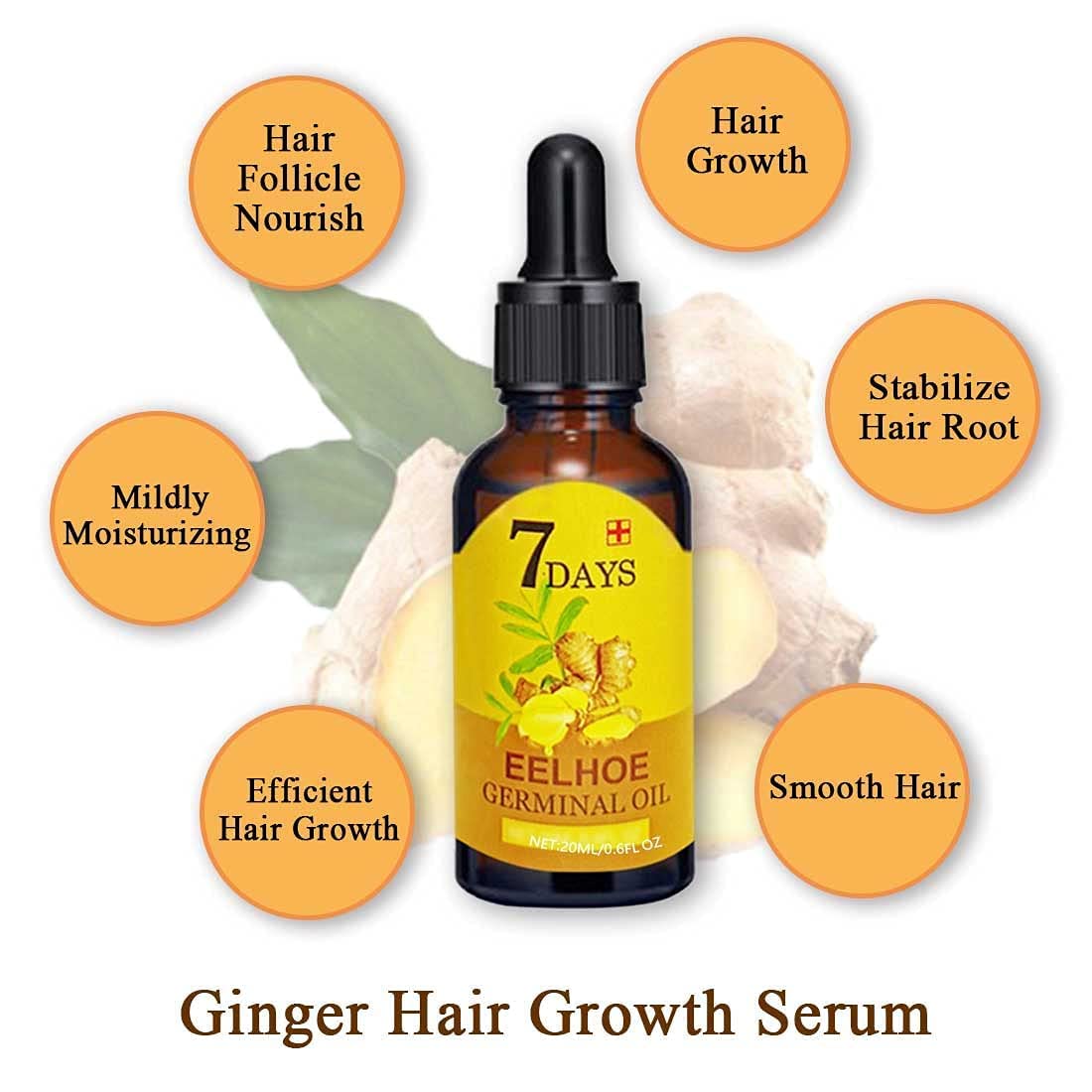 LuxOil Haarwuchs Serum | 7-Tage-Germinal-Technologie | Gegen Haarausfall | 1+1 Gratis