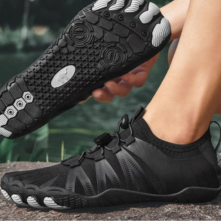 Chaussures aquatiques | Respirantes avec semelle en caoutchouc antidérapante | Légères et à séchage rapide | AquaStride