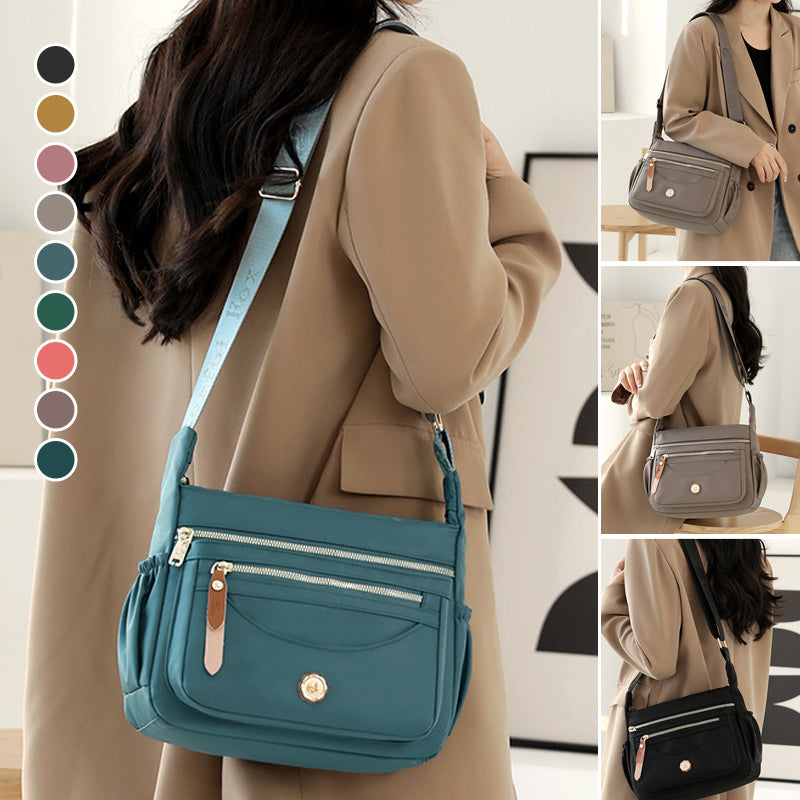 Luxuriöse Umhängetasche für Frauen | Wasserabweisend | Stilvoll, leicht & perfekt organisiert | Mia