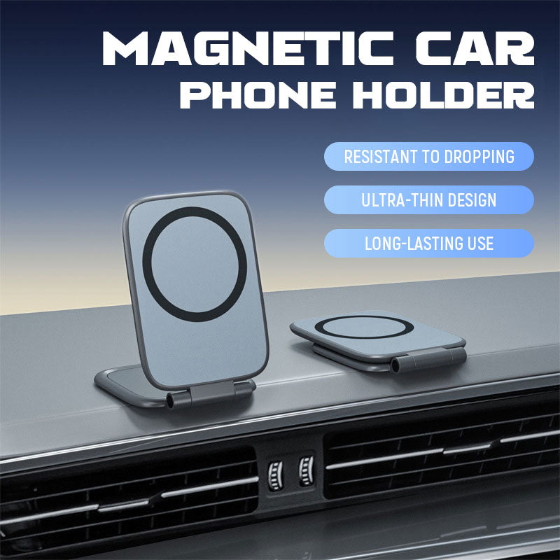 MAgnetische Auto-Handyhalterung | Starker Magnetkern & Drehbarer Metallarm | Rückstandsfrei | DashLock
