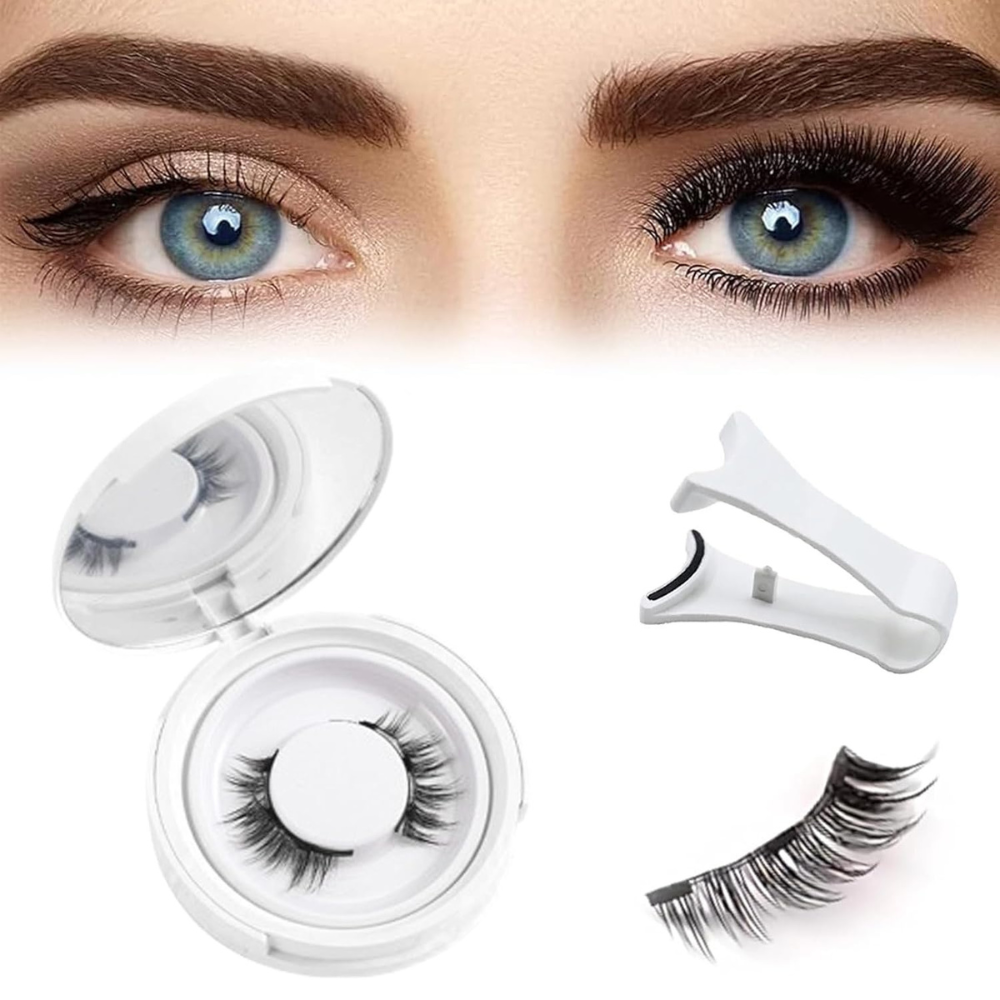 Magnet-Wimpern-Set Wiederverwendbar | Kleberfrei | Hypoallergen mit Applikator | Frinova