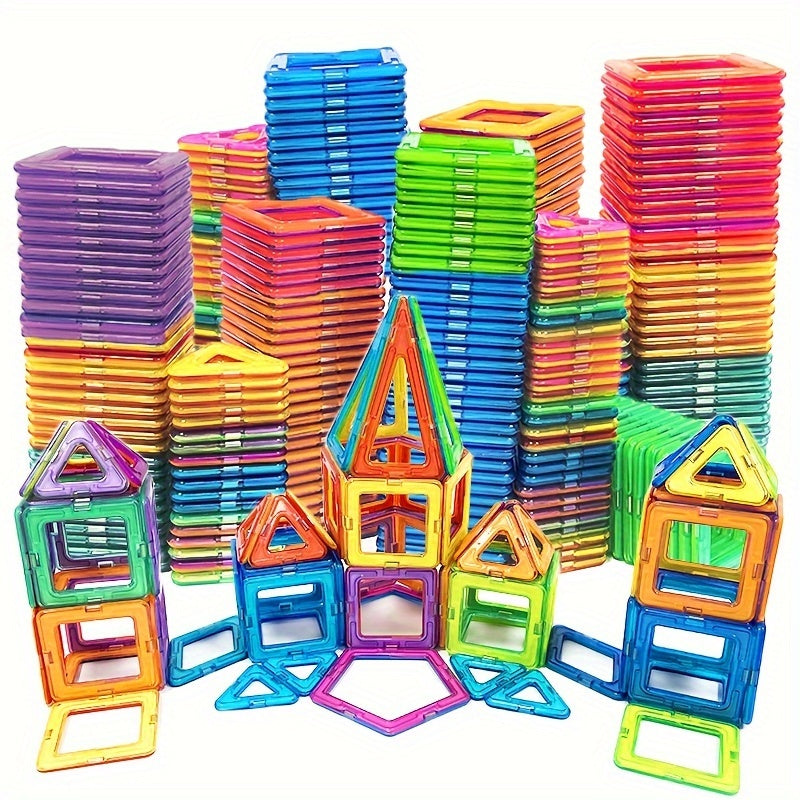 Magnetische Bausteine Spielset | Verschiedene Formen | Fördert Kreativität & Motorik | MagnaBuild