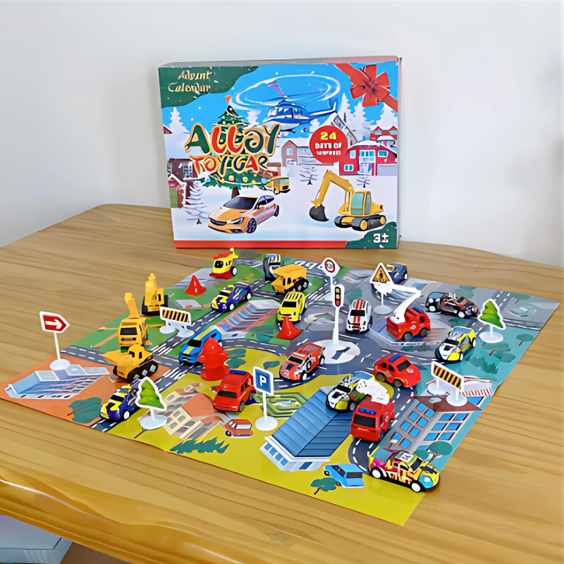 Spielzeug-Adventskalender für Kinder ab 3 Jahren | 24 Überraschungen, 4 Themenwelten | Sicheres, kindgerechtes Material 1