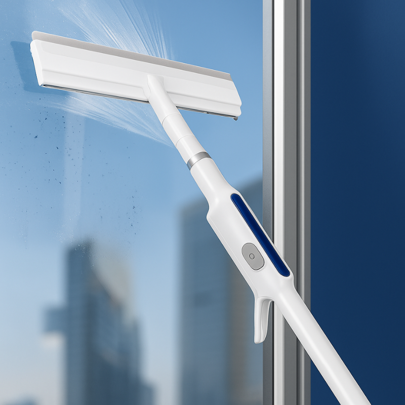 Funcție de pulverizare și ștergere pentru ștergătoare de geamuri | Lamă dublă | Pentru ferestre, oglinzi și mașină | ClearGlide