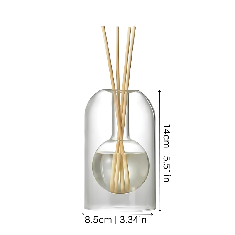 Aromadiffuser aus Glas, minimalistisches Design | Für ätherische Öle, 2 Designs (A/B) | Reinigt die Luft & fördert Entspannung 2