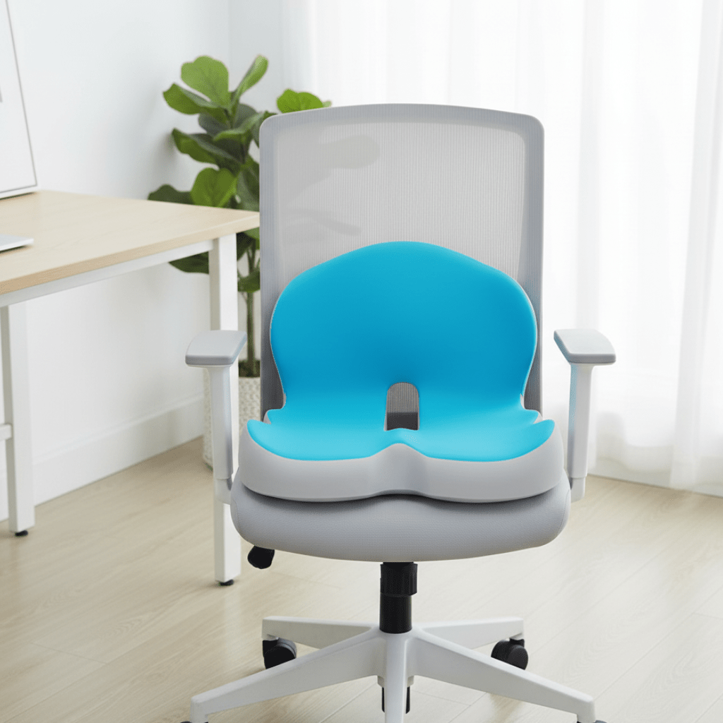 Memory Schaum Kissen | ergonomisch Steißbein-Aussparung | Haltungsunterstützung | Seatcore