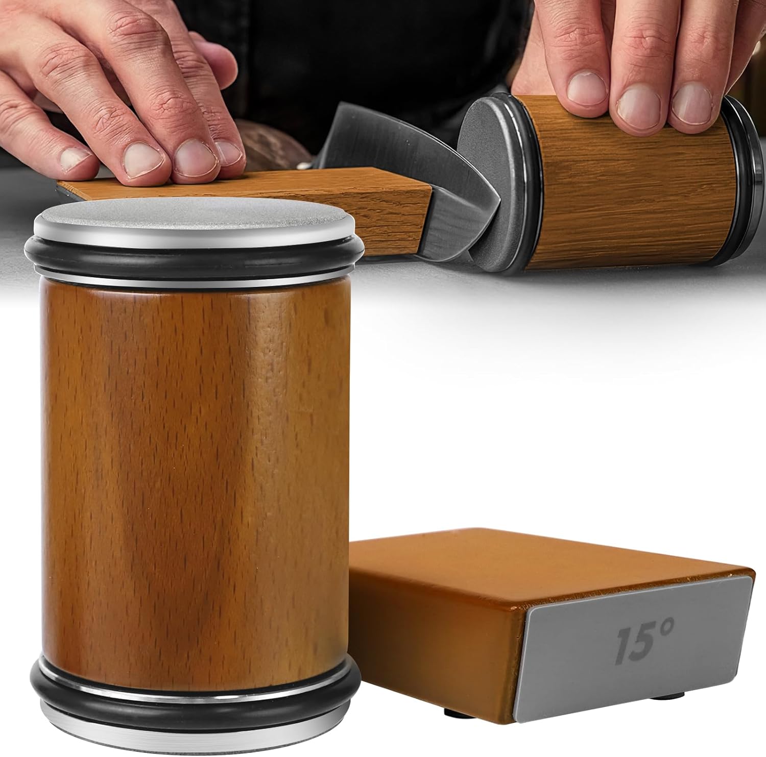 Messerschärfer | Roll Messerschärfer | Schnelles & Präzises Schärfen| KlingenKraft