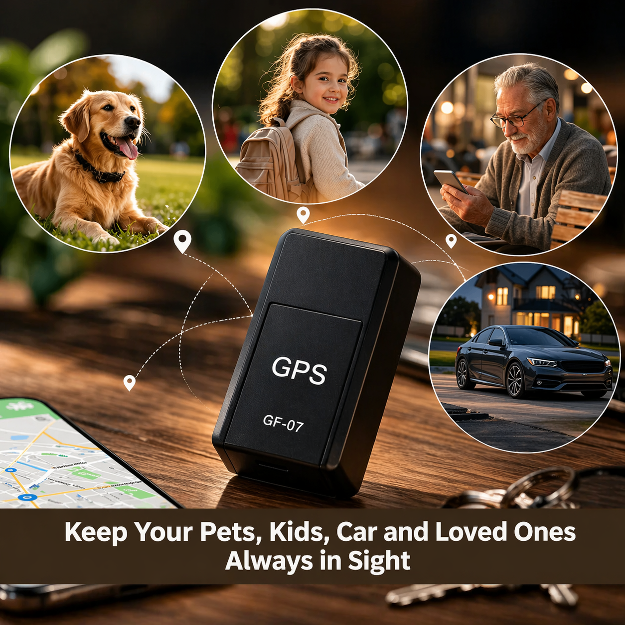 Mini GPS Tracker | Magnetischer Auto-Tracker | Echtzeit-Ortung | Magnetrax