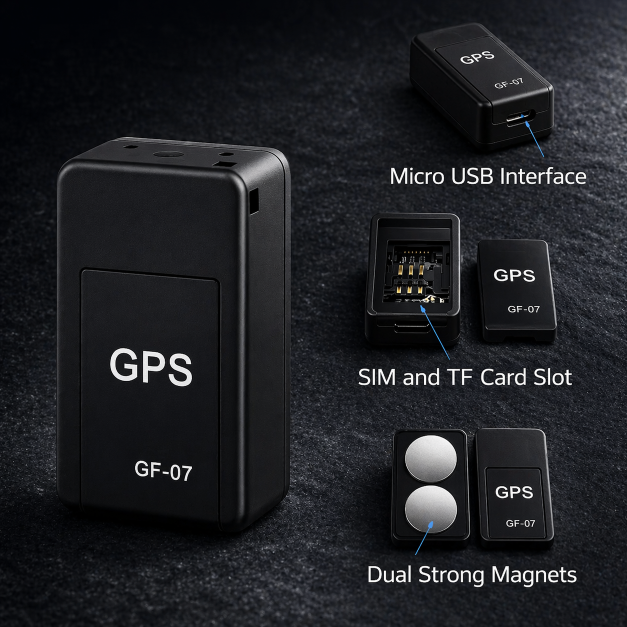 Mini GPS Tracker | Magnetischer Auto-Tracker | Echtzeit-Ortung | Magnetrax