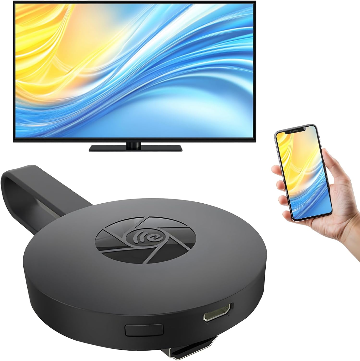 Miracast | Kabelloser HD-Mirror-Adapter | AirPlay & DLNA | CastView Pro