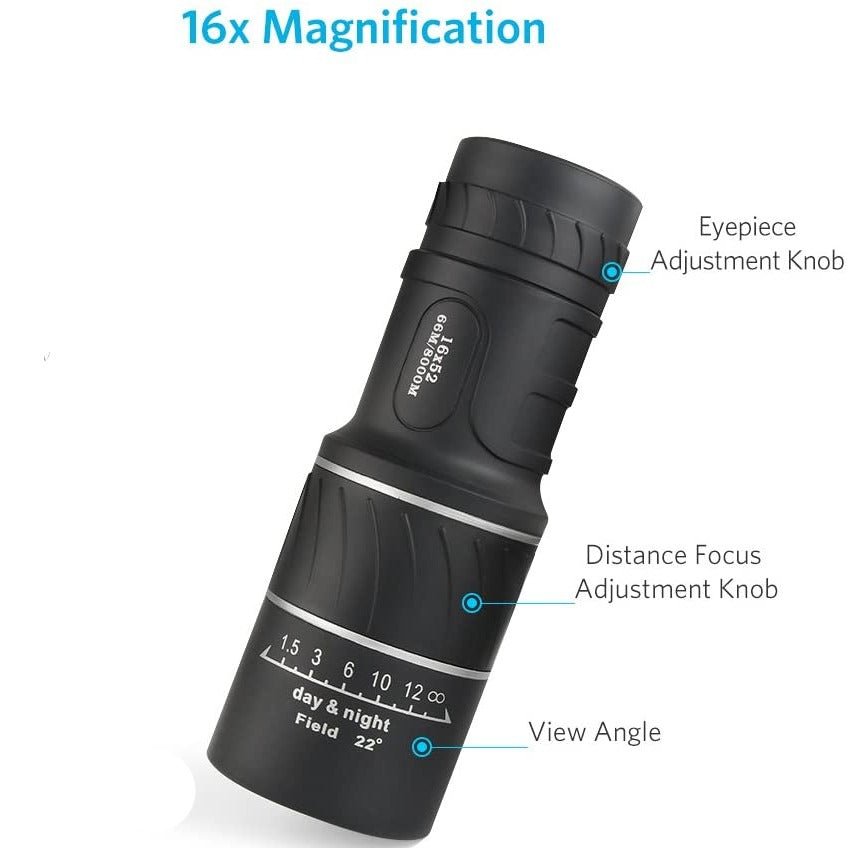 Monokular | Zoom Teleskop | Wetterfest | PocketScope