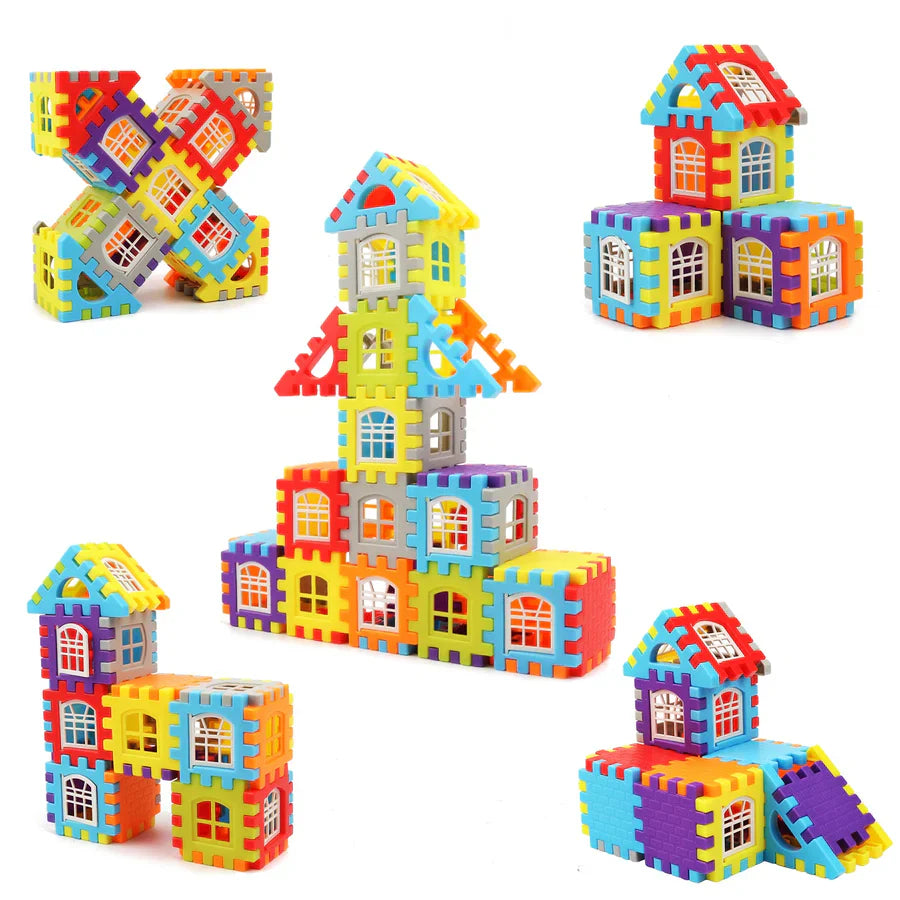 Montessori Kit de construction pour enfants | Blocs sans BPA | Favorise la créativité et la motricité fine | SnapRise