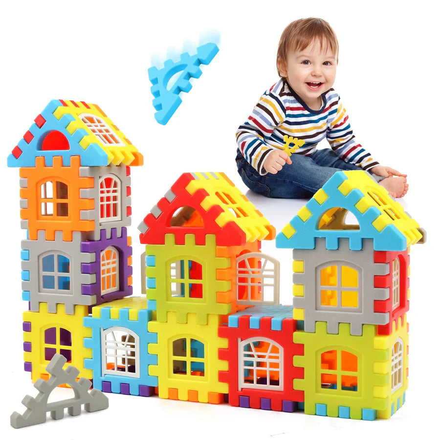 Montessori Kit de construction pour enfants | Blocs sans BPA | Favorise la créativité et la motricité fine | SnapRise