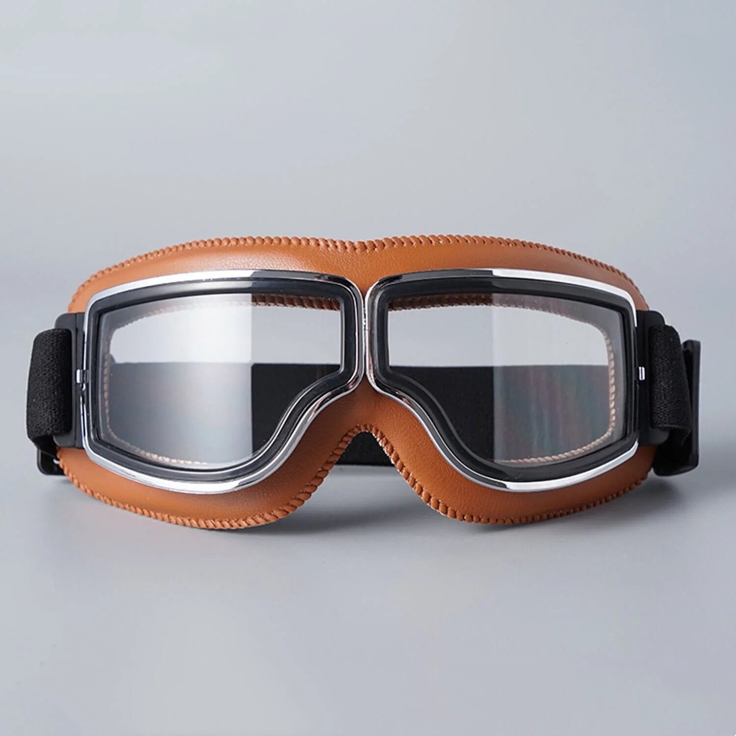 Motorradbrille | UV-Schutz | Stoßfest & Verstellbar | RetroGoggles
