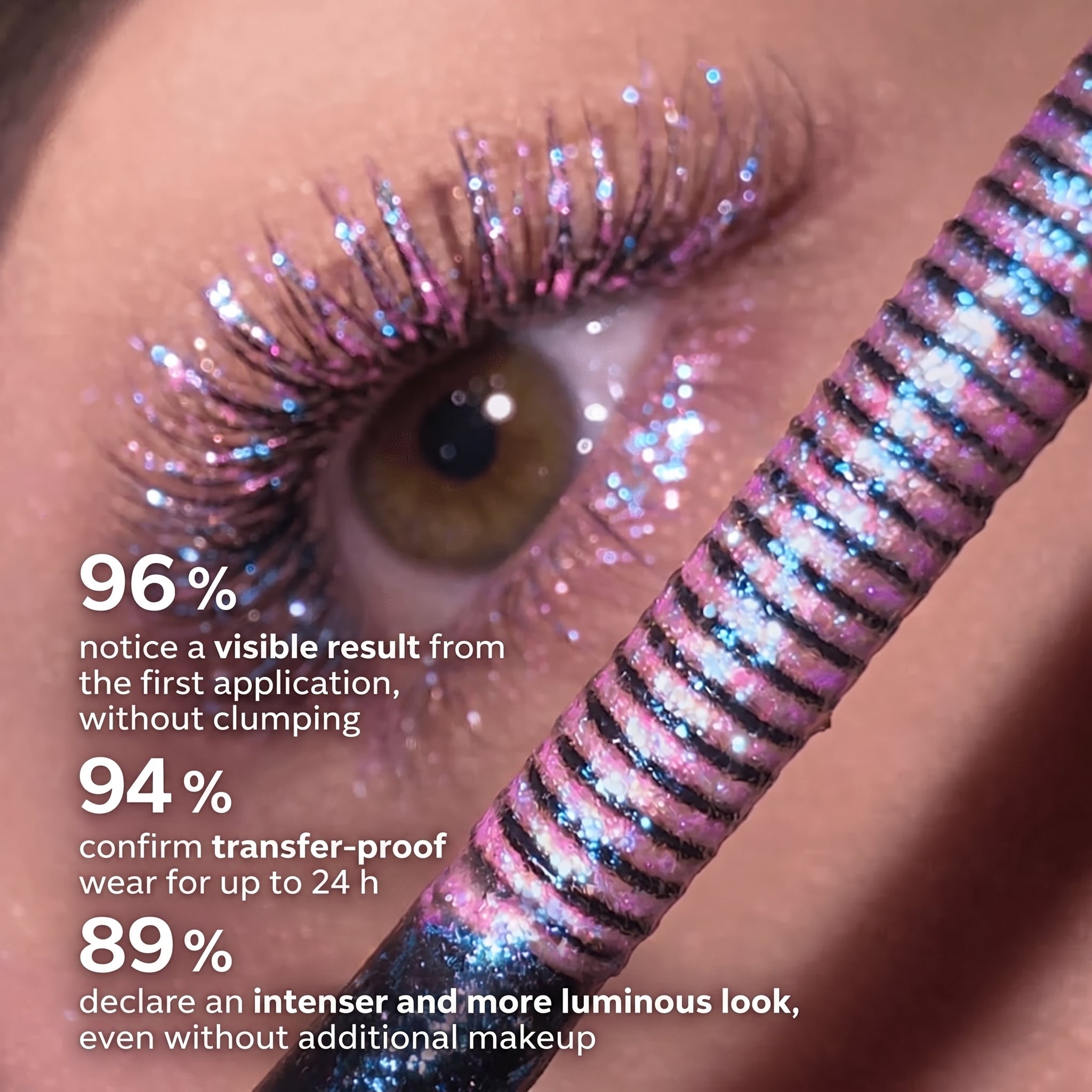 Multichrome Mascara Topper | Wasserfest | Farbwechselnder Schimmer | GlimmerCoat