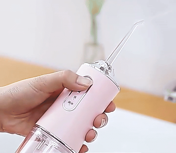 Munddusche elektrisch | 3 Druckstufen | 360° Düse | PulseDent