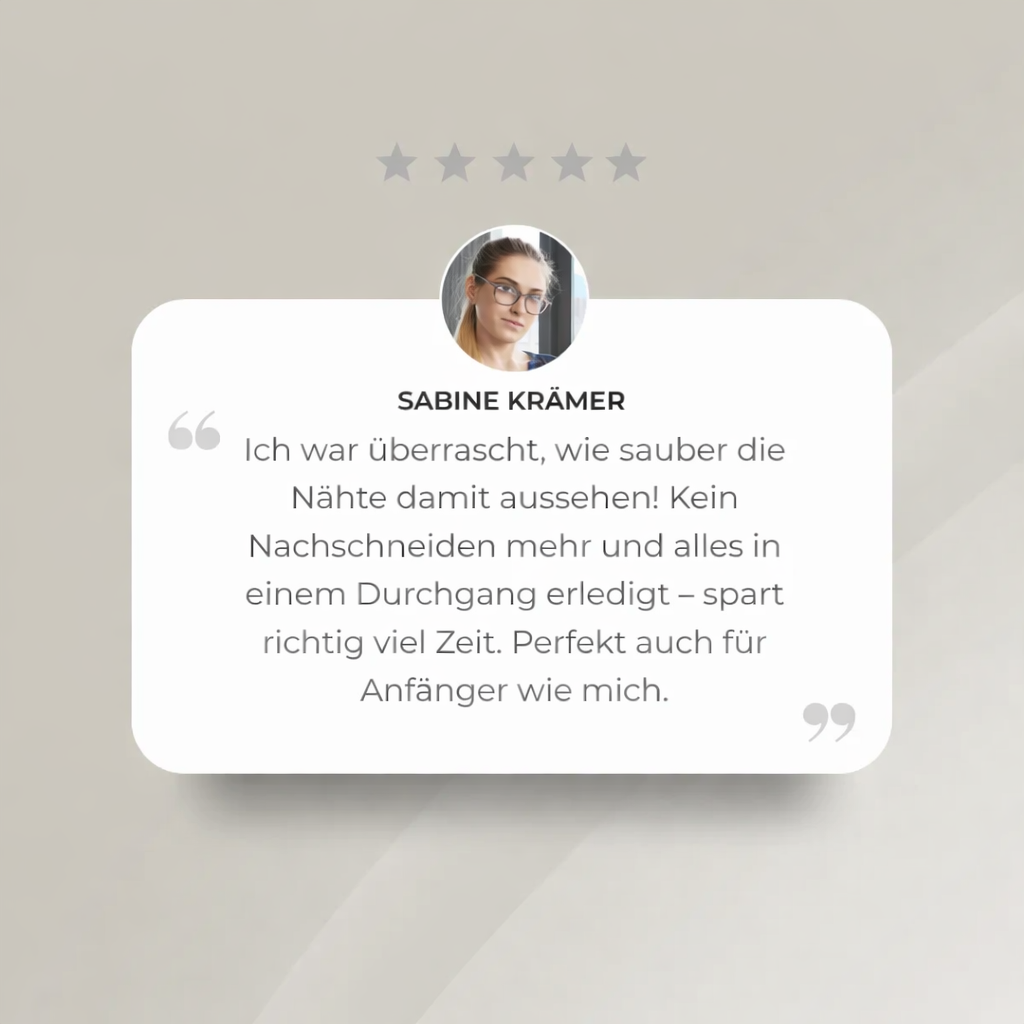Nähfuß | Integrierter Seitenschneider | Universal-Nähmaschinen-Nähfuß | EmbroPro