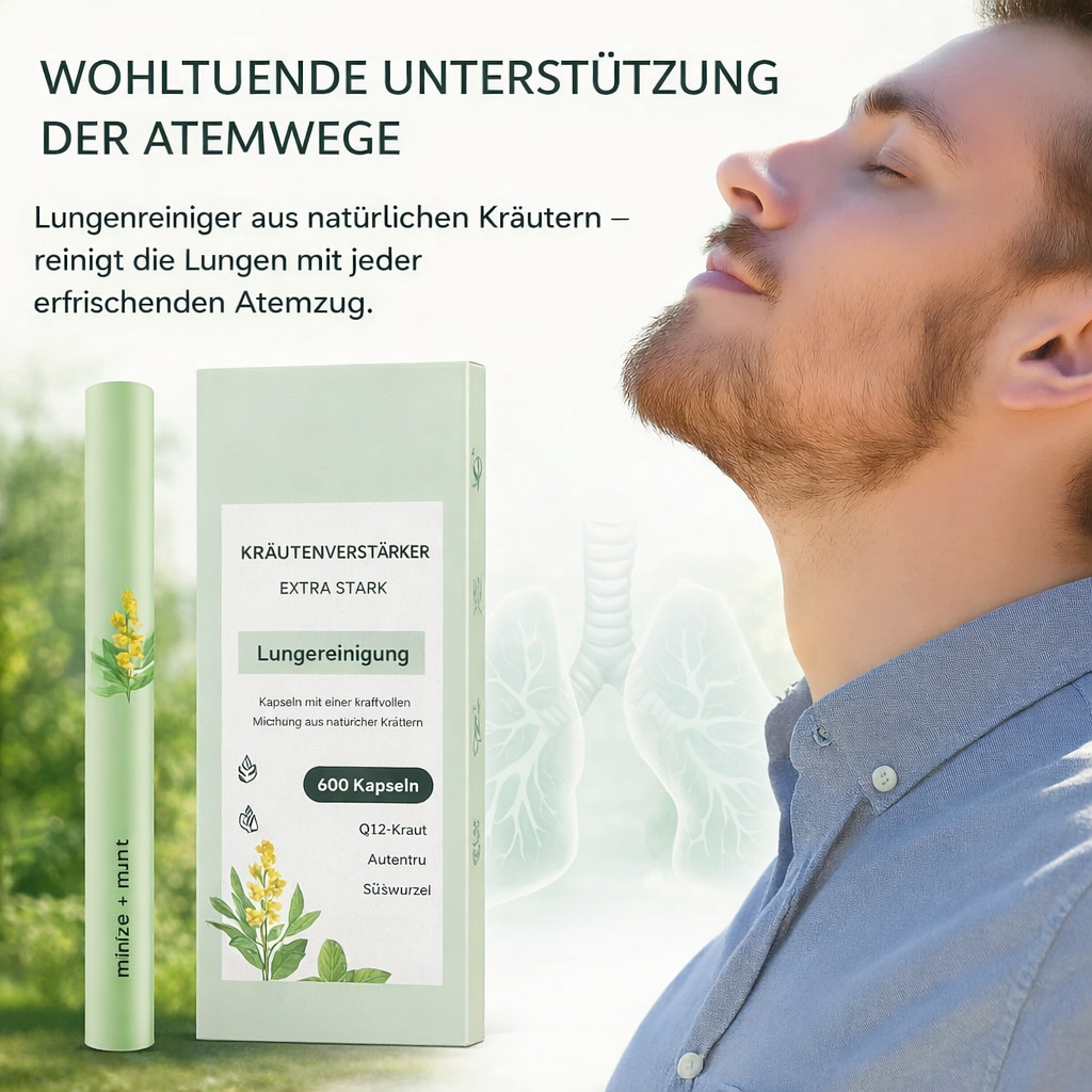 Nikotinfreier Lungenreiniger | Frische Atmung | Kräuterdiffusor | PureLung